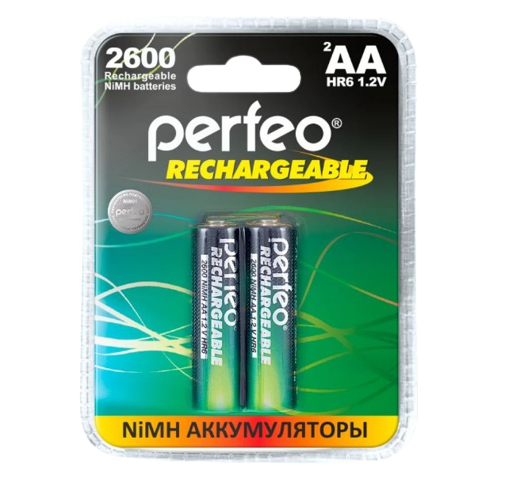 Аккумулятор никель-металлгидридный Perfeo АА 2600мАч (цена за штуку)
