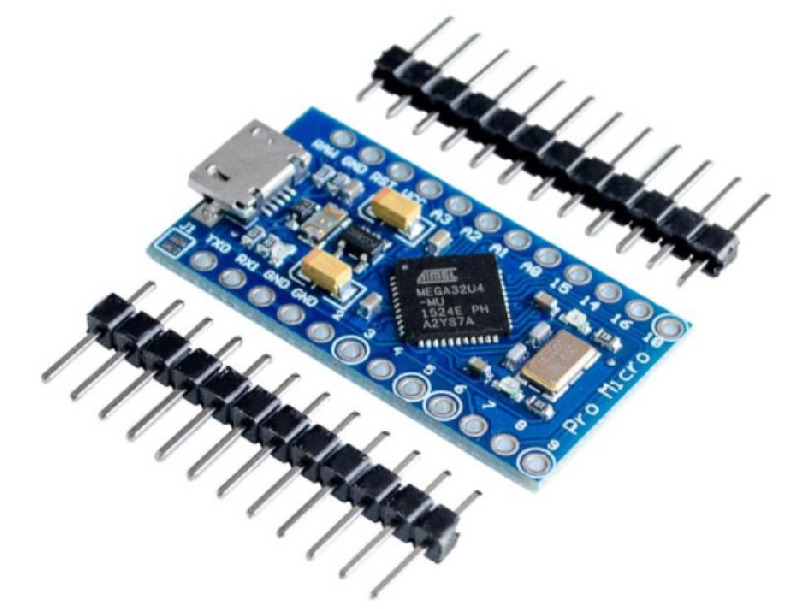 Плата разработчика на ATMega32U4 - 5V/16MHz micro USB (Leonardo Pro Micro)