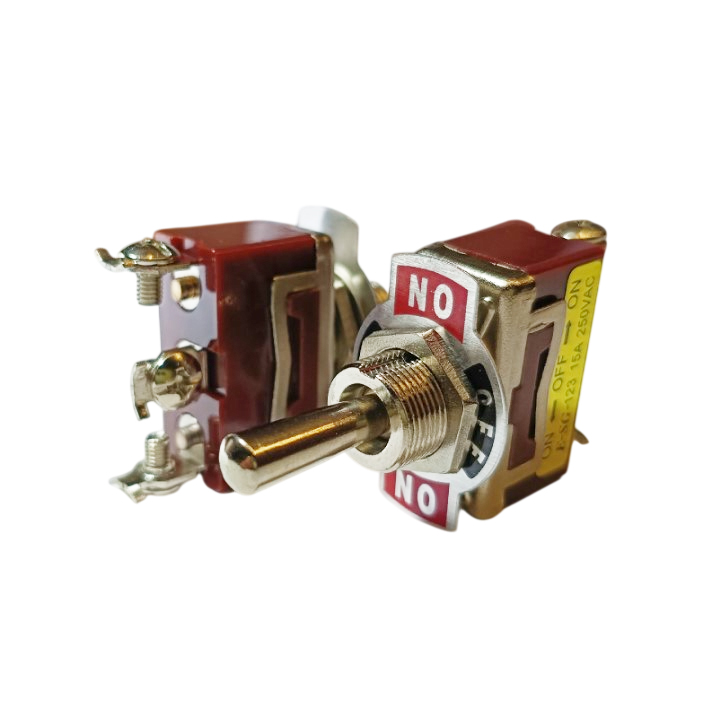 Тумблер без фиксации E-SG-123 250V, 15A (3 положения)