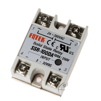 Однофазное твердотельное реле SSR-100DA (DC-AC)