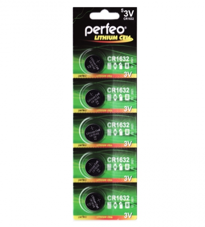 Батарейка Perfeo CR1632 Lithium Cell, 3V (цена за 1 штуку)