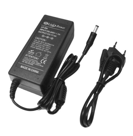 Сетевой блок питания AC-DC 12V, 4A, 48W (5,5x2,5)