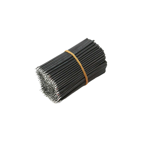 Провод для пайки AWG24, длина 200мм черный, цена за шт