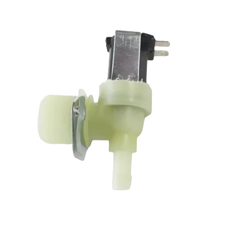 Электромагнитный клапан угловой DC24V (подключение вх 3/4 - вых под трубку 10 мм)