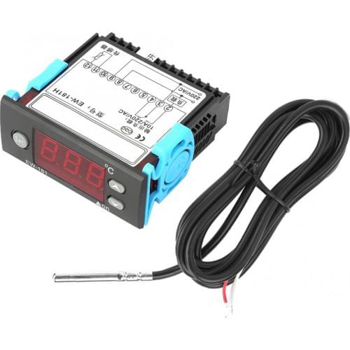 Цифровой терморегулятор EW-181H с датчиком 220V