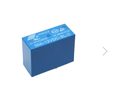 Электромагнитное реле SMI-12VDC-SL-C, 10A, 250VAC, 30VDC