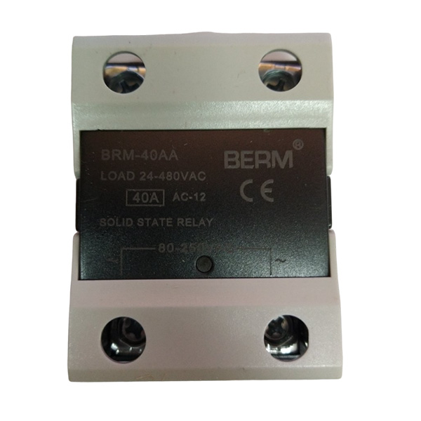 Однофазное твердотельное реле Berme BRM-40AA (AC-AC)