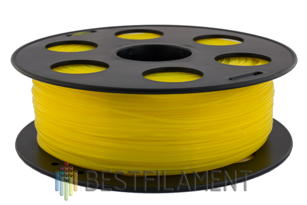 Желтый PETG пластик Bestfilament для 3D-принтеров 1 кг (1,75 мм)