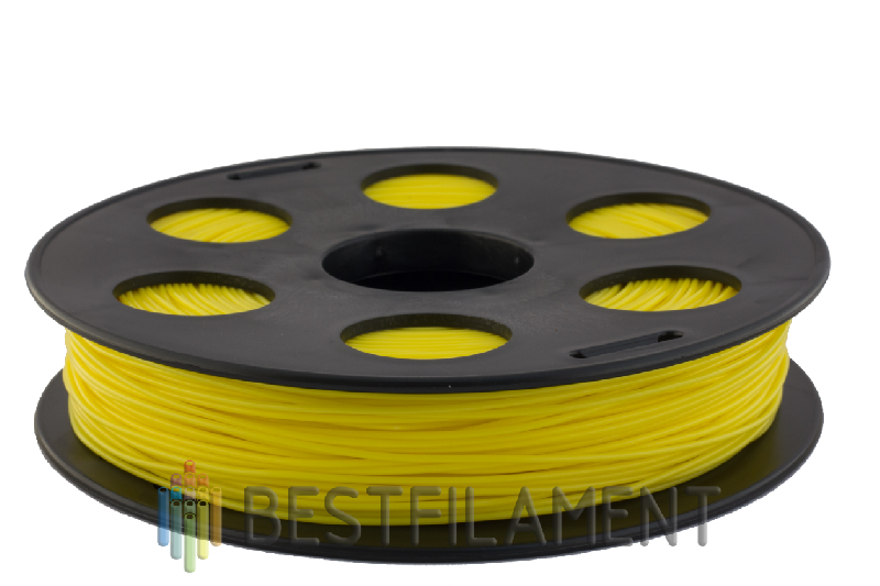 Желтый ABS пластик Bestfilament для 3D-принтеров 0,5 кг (1,75 мм)