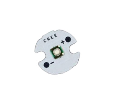 Светодиод 3 Ватта CREE XPE Q5 зеленый, 520-525nm (3.0-3.4В, 600мА, 16 мм)
