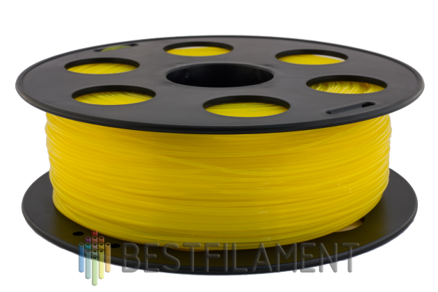 Желтый PETG пластик Bestfilament для 3D-принтеров 1 кг (2,85 мм)