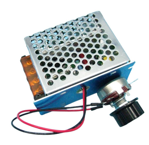 Фазовый регулятор напряжения с выносным регулятором 220В, 4000 Вт, 0-100%