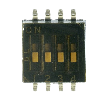 DIP переключатель smd 4P,  UL94VO