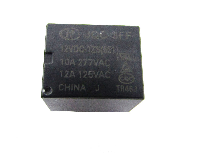 Электромагнитное реле JQC-3FF, 12VDC-1ZS, 12A, 125VAC
