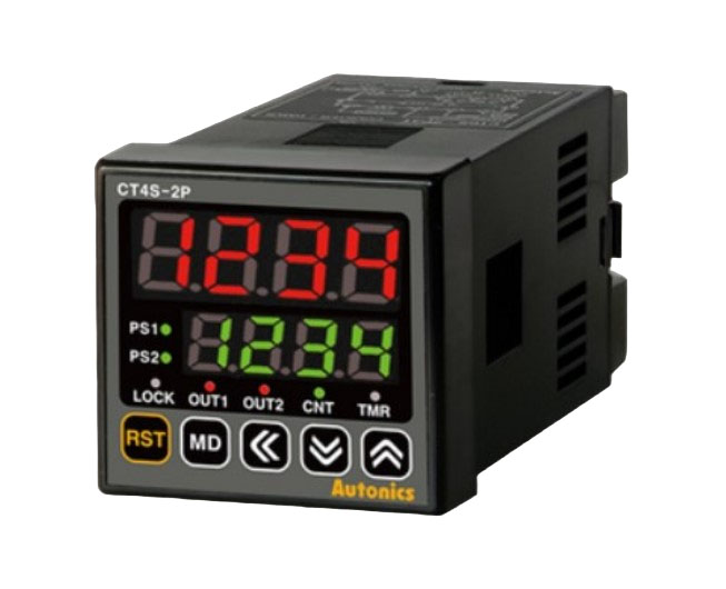 Многофункциональный счетчик-таймер CT4S-1P2T 24VAC, 24-48VDC (Autonics)