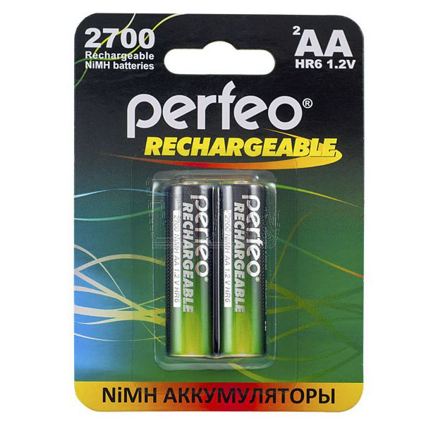 Аккумулятор никель-металлгидридный Perfeo АА 2700мАч (цена за штуку)
