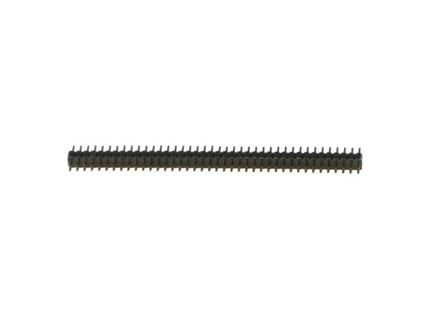 Двухрядная линейка PLLD-80 2*40 pin, папа, 1.27 мм,чёрная