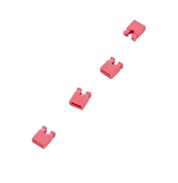 Перемычка (джампер) 2.54 мм красная