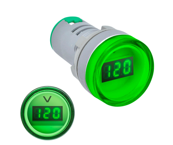 Вольтметр AD101-22VM AC20-500V, зеленый