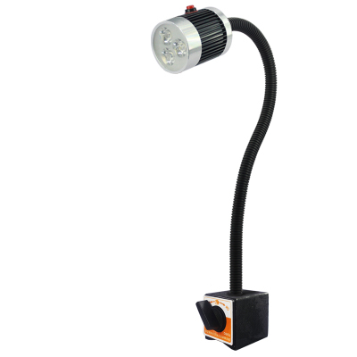 Станочный LED светильник 9W,110-220v, 600мм, магнитное основание на рейку