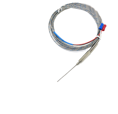 Термопара из нержавеющей стали WRNK-191, тип K, D1мм, L100mm, 1.5м (0~1100°C)