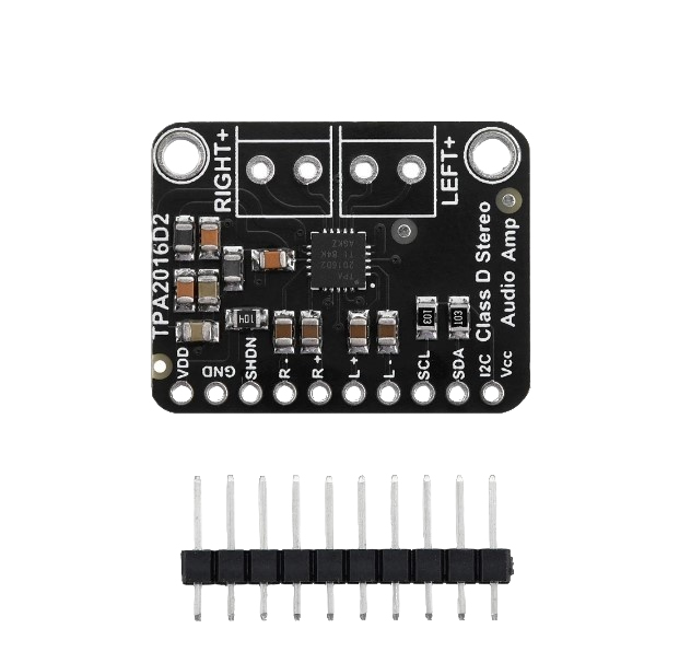 Стерео усилитель D-класса 2x2.8Вт на TPA2016 (AGC, I2C)
