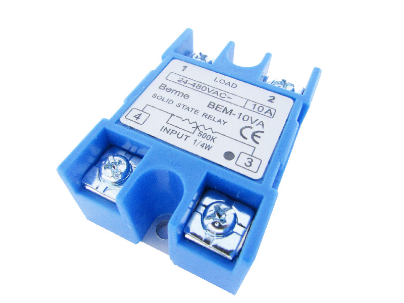 Однофазное твердотельное реле Berme SSR-10VA 