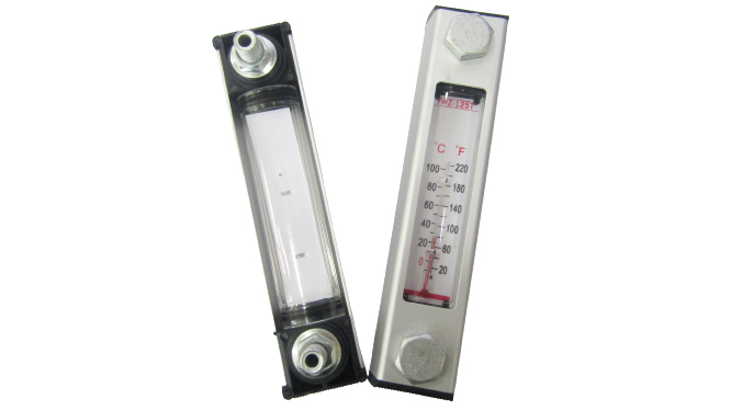 Указатель уровня жидкости с визуальным термометром YWZ-125T