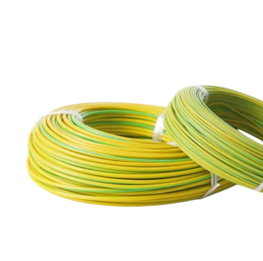 Провод силиконовый AGR 0.5 мм² желто-зеленый