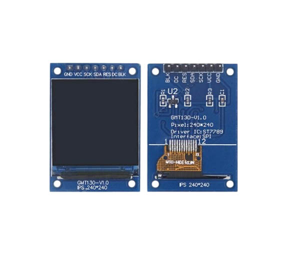 Дисплей TFT LCD 1.3 дюйма 240*240K (SPI) ST7789 (7 Pin)