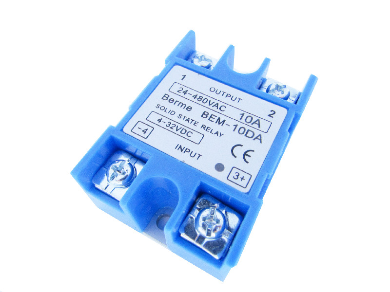 Однофазное твердотельное реле Berme SSR-10DA (DC-AC)