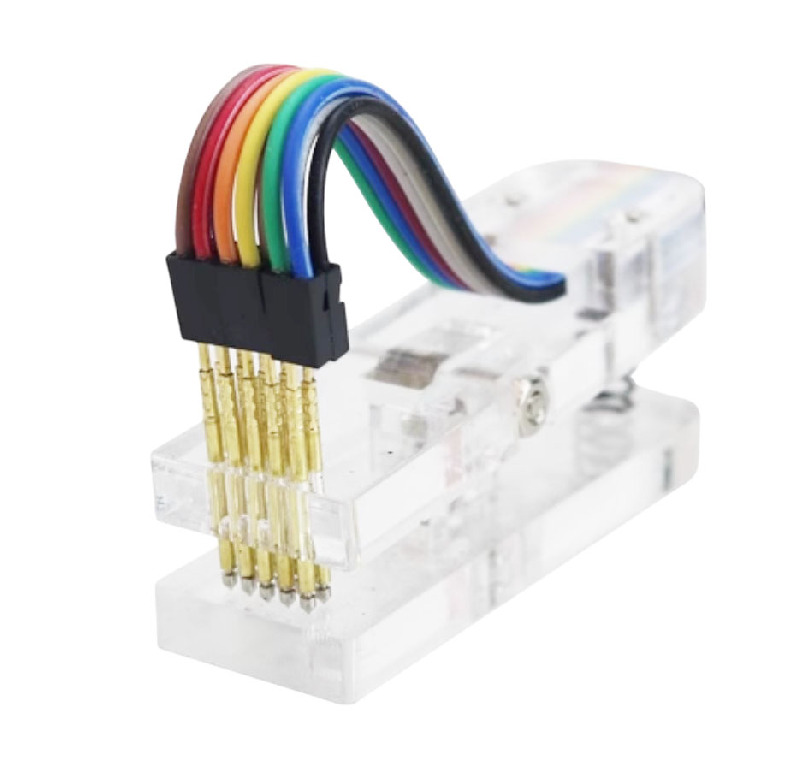 Тестовый зажим для программирования (2 х 5-pin, шаг 2.54 мм) Test clip