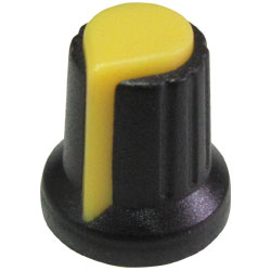 Ручка пластиковая для потенциометра 15X17mm AG2, желтая
