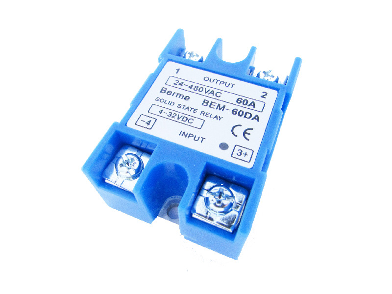 Однофазное твердотельное реле Berme SSR-60DA (DC-AC)