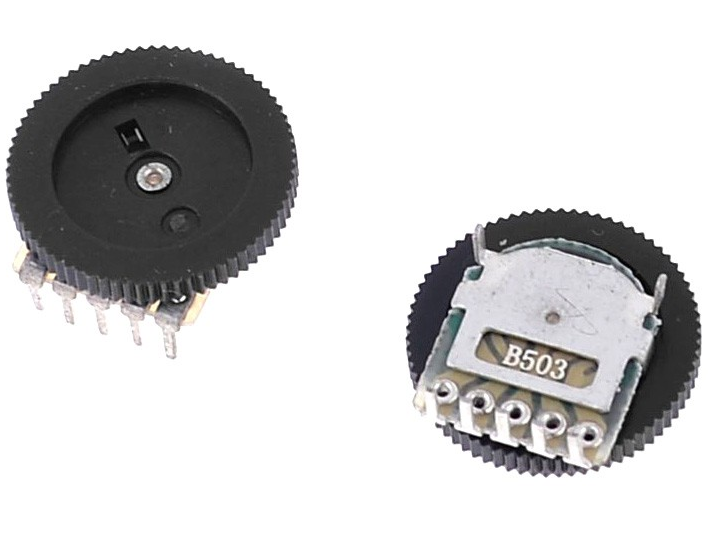 Переменный резистор (потенциометр) B503 (50kОм)
