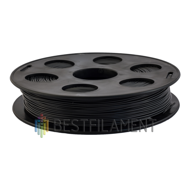 Черный PLA пластик Bestfilament для 3D-принтеров 0,5 кг (1,75 мм)