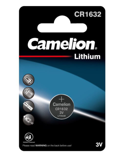 Батарейка Camelion CR1632 Lithium, 3V (цена за 1 штуку)