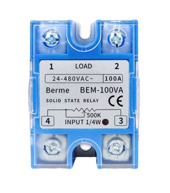 Купить однофазное твердотельное реле berme ssr-100va