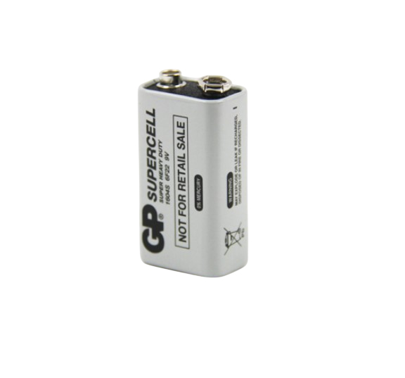 Батарейка Крона GP SUPERCELLl, 9V (6F22)