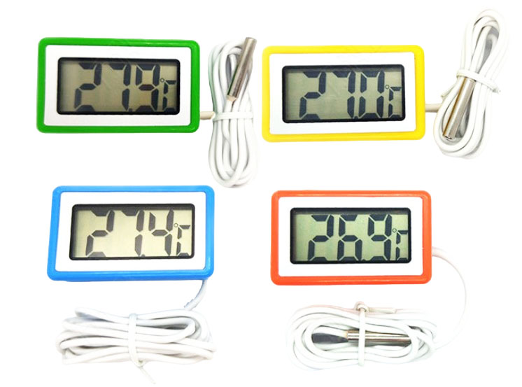 Цифровой термометр TPM-10 с выносным датчиком 1 метр -50°C~110°C (Разные цвета)
