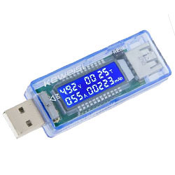 Тестер USB Keweisi KWS-V20, 3А, 4-20V, OLED