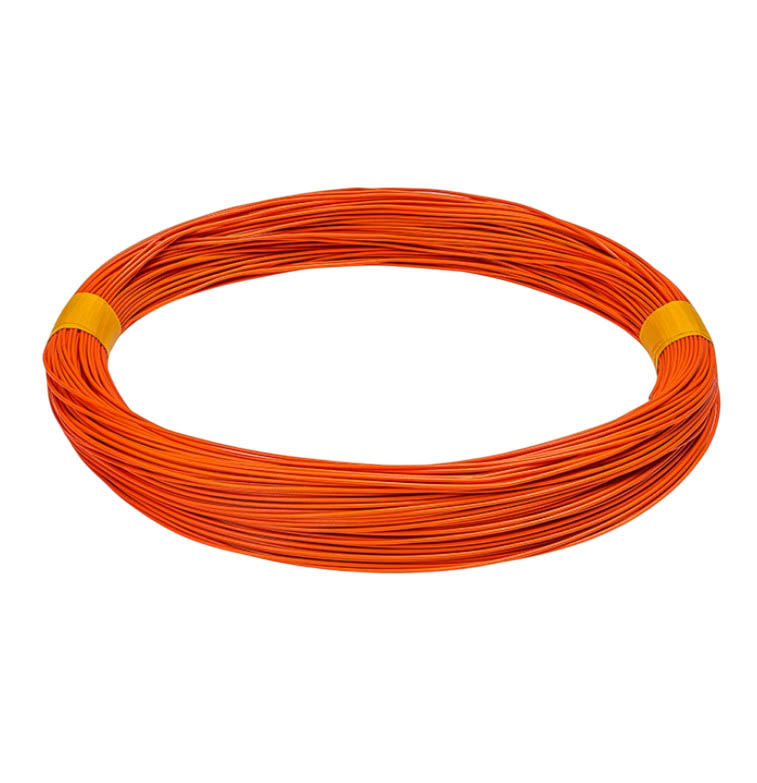 Провод тефлоновый AF200 (FF46-1) высокотемпературный, оранжевый (-65С до +200С) 0.2 мм²
