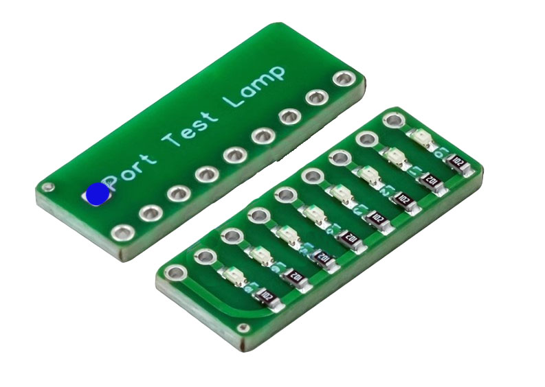 Светодиодный индикатор 8 LED, синий (Port Test Lamp)