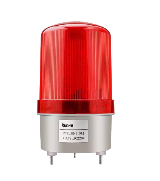 Индикатор светодиодный красный мигающий с зуммером XH-1101J AC220V