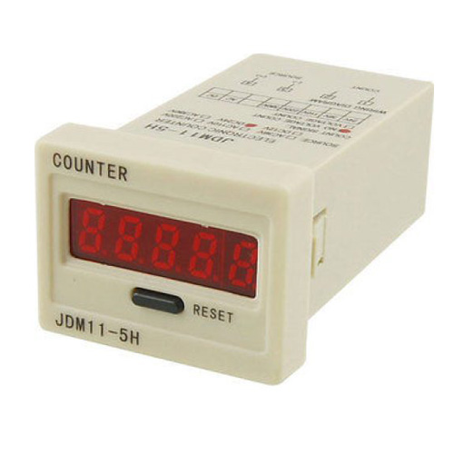 Счётчик без реле JDM11-5H, AC/DC 12-24V сухой контакт