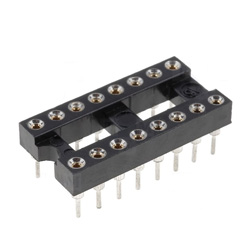 IC  каретка для микроконтроллера DIP 16