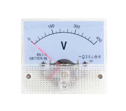 Аналоговый вольтметр 85L1, AC 0-450V, 63x55мм