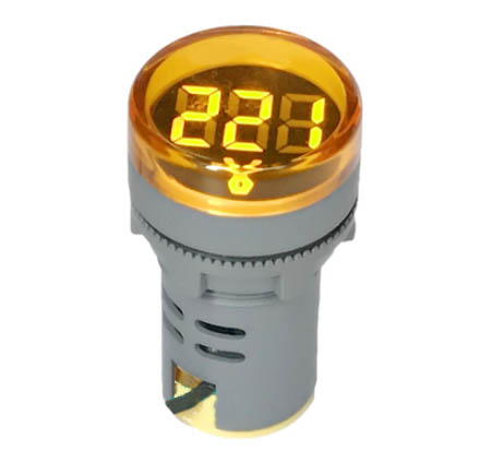 Вольтметр AD16-22DV AC60-500V, желтый