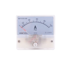 Аналоговый амперметр 85L1, AC 0-100А, 63.7х56.2мм