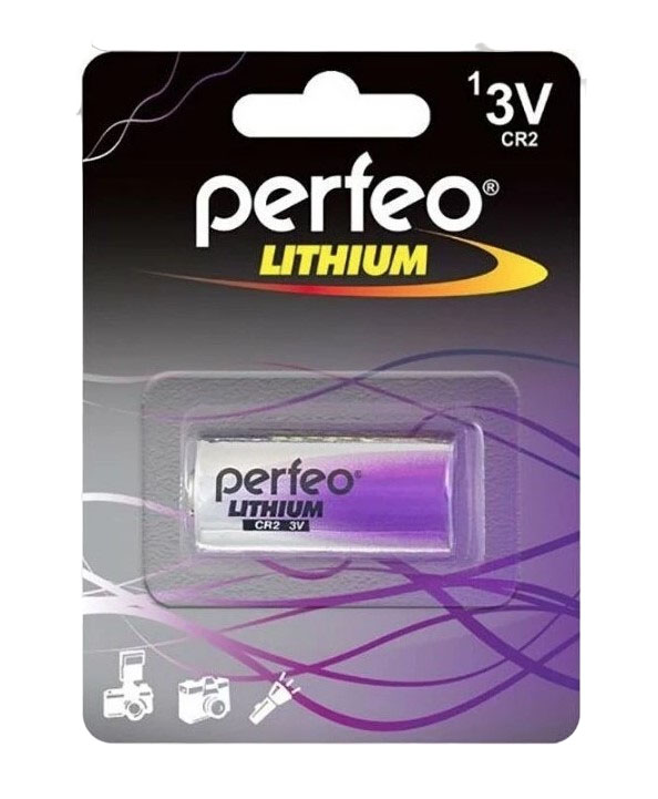 Батарейка Perfeo Lithium CR2, 3V